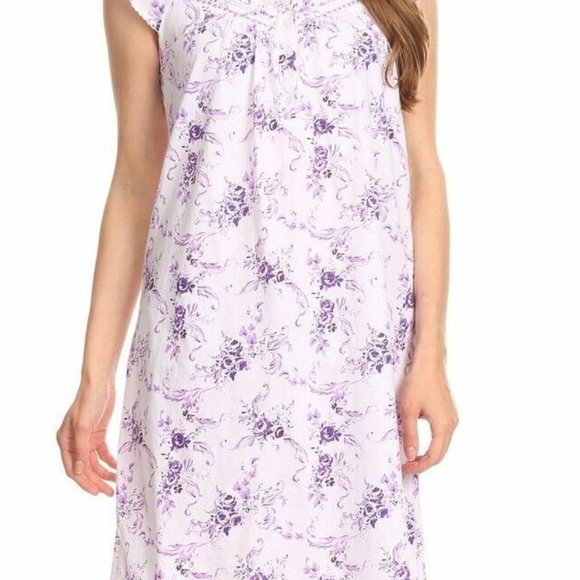 4 Pack  100% Cotton Knit Women Nightgown Sleepwear Pajamas Nightshirt - Picture 4 of 5